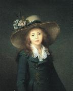 Jean Louis Voille Portrait of Baroness Stroganova Sweden oil painting reproduction